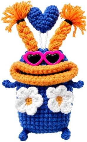Crochet Key Case for Car Keys, Handmade Drawstring Cover by Unknown