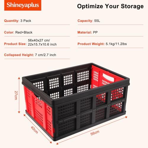 55L Collapsible Storage Bins - Image 2
