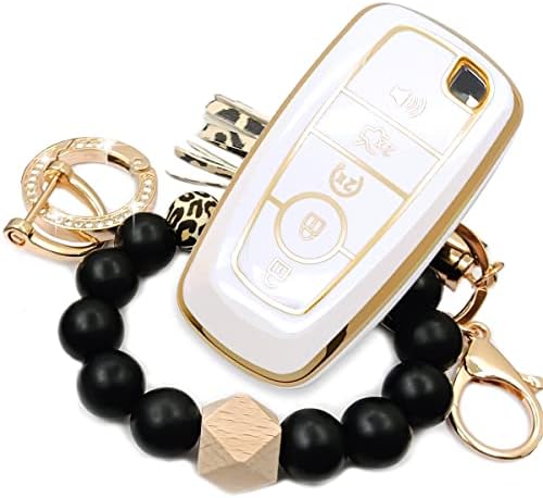 Car Key Fob Cover with Premium Wristlet Fits by RFSRZ