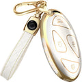 Lucrum Compatible with Hyundai Key Fob Cover & Keychain by Lucrum
