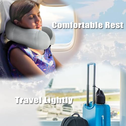 Travel Pillow, Memory Foam Neck Pillow - Image 7