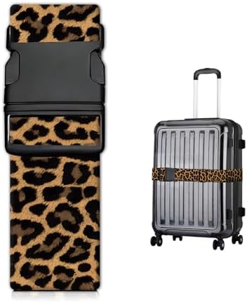 Luggage Straps for Suitcases, Heavy Duty Travel Belt by JYCardPKT