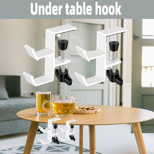 Desktop Hook Under-Table Handbag Hanger Wallet Hook Simple - Image 5