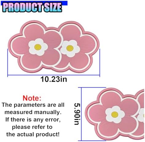 Car Dashboard Non Slip Mat, 10.23'' x 5.90'' PVC Washable Reusable Car Sticky - Image 2