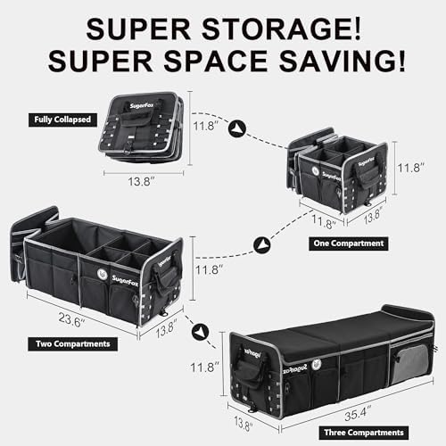 Bold Color Block Trunk Organizer | 95L - Image 4