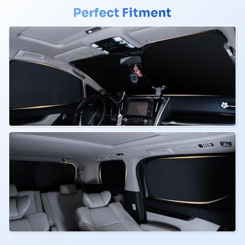 Canvcle Sunshades for 2018-2024 BMW X3 Accessories Windshield Sun Shade Side - Image 6