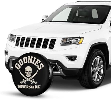 Pirates Never Say Die Spare Tire Cover Wheel Protector Universal Fit - Image 2