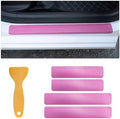 Ohleats 4 PCS Car Door Sill Protectors, Anti Scratch Carbon Fiber Auto by Ohleats