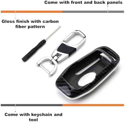 iJDMTOY Hard Plastic Key Fob Protective Case w/ Keychain - Image 4