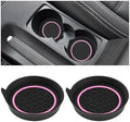 HZEL Car Cup Holder Coasters, Recessed Automotive Drink Mat Decoration by Unknown