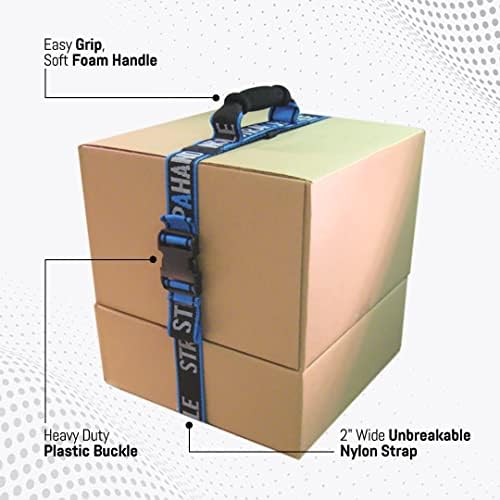 8’ Carry Strap with Handle | Adjustable Belt | Easy, Carrying Heavy Boxes - Image 2