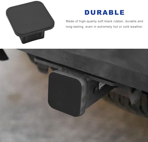 Trailer Hitch Cover, 2 Inch Heavy Duty Dustproof Tow Receiver Covers Tube Plug - Image 3