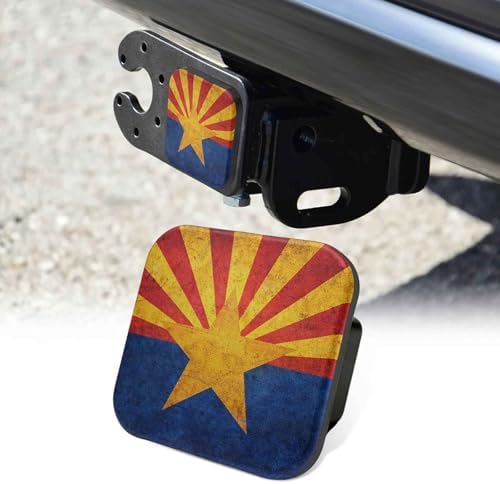 2 Inch Retro Arizona State Flag Trailer Hitch Cover Rubber Receiver Tube Plug by Unknown
