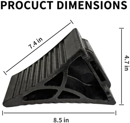 Rubber Wheel Chocks for RV Trailer - Image 2