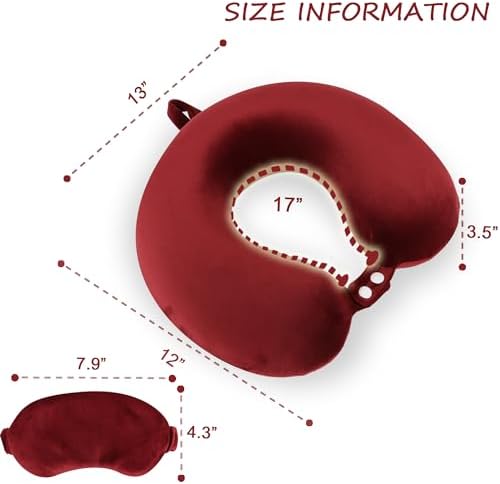 Pure Memory Foam Travel Pillow Set - Image 2