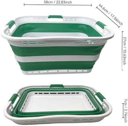 SAMMART 42L Collapsible Plastic Storage Basket - Image 6