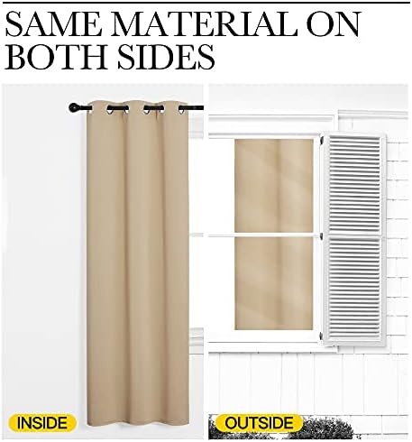 NICETOWN Bedroom Room Darkening Curtains - Image 6