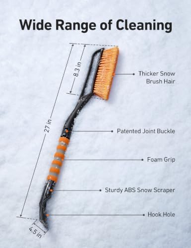AstroAI 27" Snow Brush & Ice Scraper - Image 5