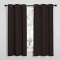 NICETOWN Room Darkening Curtains, 2 Panels, 34 x 54-inch, Toffee Brown by NICETOWN