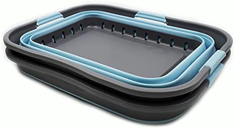 SAMMART 42L Collapsible Plastic Laundry Basket - Image 2