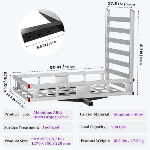 Trailer Hitch Cargo Carrier - Image 2
