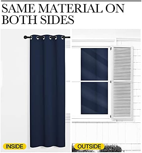 NICETOWN Blackout Curtain Panels, 2 Panels, W29 x L30-inch - Image 5