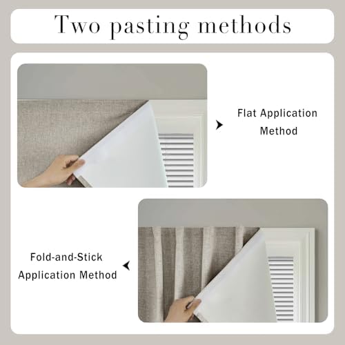 100% Self Adhesive Blackout Curtains- Stick on Curtains Shades Window Blinds - Image 5