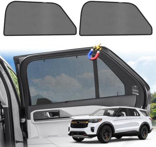 KUST Car Window Shades for 2020-2025 2026 Ford Explorer Accessories, Breathable - Image 3