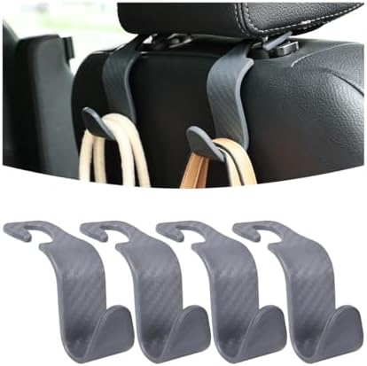 Osilly Car Seat Headrest Hook, 4 Pack Auto Seat Hanger Storage Organizer by Osilly