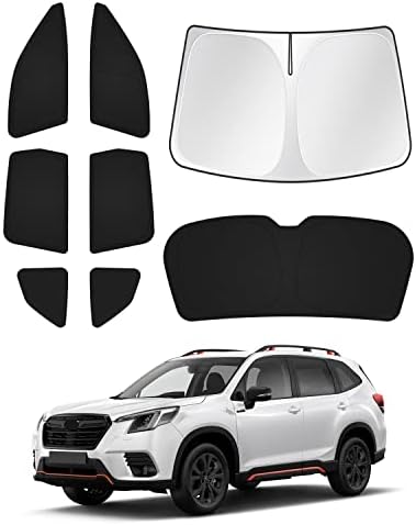 Canvcle Sunshades for 2019-2024 Subaru Forester Accessories Windshield Sun by Canvcle