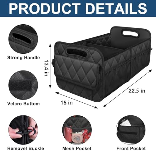 Deosk Car Trunk Organizer and Storage - Image 3