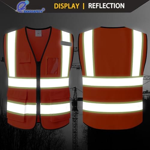 Hi Vis Reflective Safety Vest for Men Women - Image 4