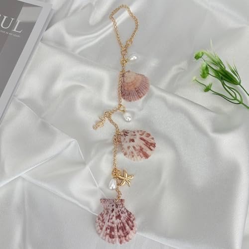 Sea Shells Car Decor, Coastal Hanging Charm - Image 5