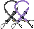 AUBELL Dog Seat Belt for Car, 2 Pack Set 3-in-1 Dog Car Harness by AUBELL