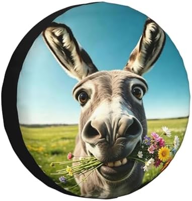 Donkey Spare Tire Cover Waterproof Wheel Cover 15 Inch Universal Fit by Unknown