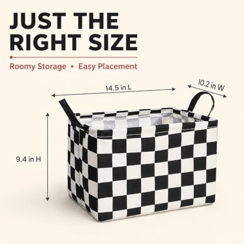 MAIZMZ Rectangular Storage Basket Collapsible Organizer Bin Waterproof Toy Box - Image 5