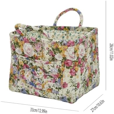 Car Storage Basket for Back Seat, Aesthetic Fabric Storage Basket for Clothes - Image 7