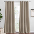 NICETOWN Taupe Blackout Curtains 108" Long, 2 Pieces by NICETOWN
