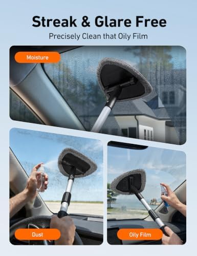 AstroAI 26" Super-Long Windshield Cleaner Tool & Car Interior Detailing Kit - Image 6