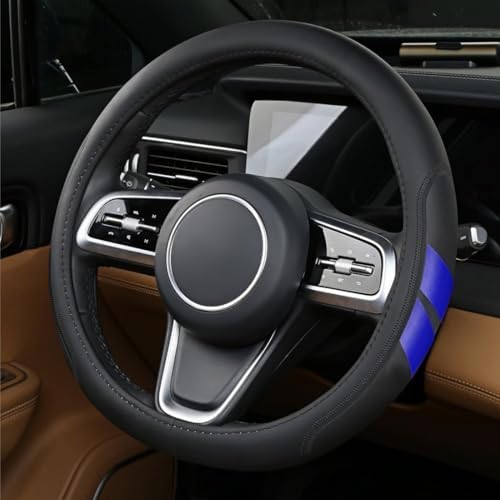 Leather Steering Wheel Cover 14.5-15 inchCompatible - Image 5
