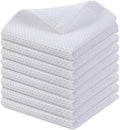 Kitinjoy 100% Cotton Waffle 8-Pack Kitchen Towels by Kitinjoy