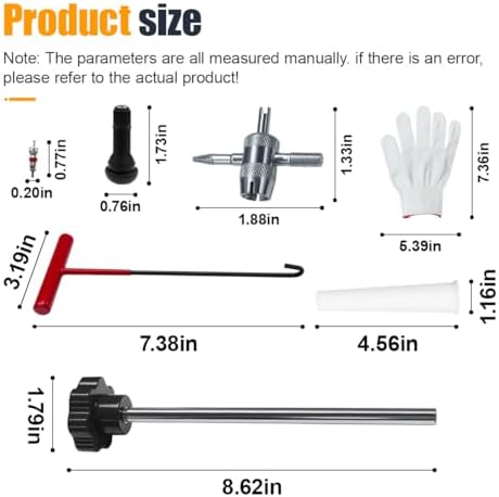 Quick Change Tire Valve Stem Tool Kit, Tire Valve Core Remover Quickly - Image 2