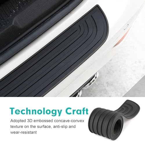 Car Rear Bumper Protector, Resistant Trunk Door Entry Guards, Anti Slip Auto - Image 4