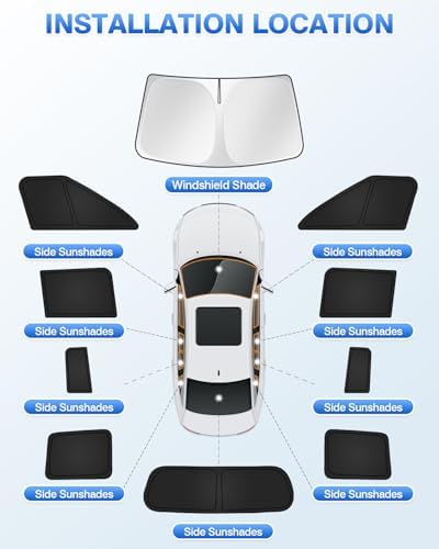 Canvcle Sunshades for Hyundai Santa Fe 2024 2025 2026 Accessories Windshield - Image 5