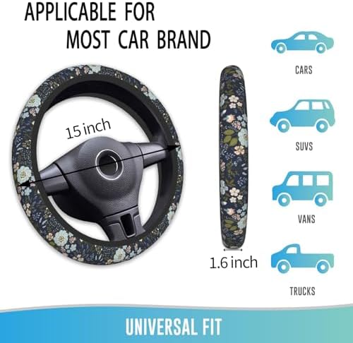 Steering Wheel Cover 15 Inch Breathable Anti Slip - Image 4