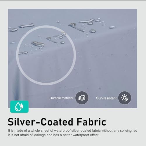 Car Roof Rack Cover, Waterproof and Sun Protective Roof Rack Cover, 74.8" x 57" - Image 3