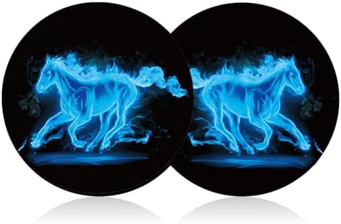 2-Pack 2.75" Silicone Car Cup Holder Coaster Insert, Non-Slip Car Coasters by FLYEEGO