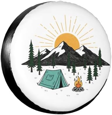 Mountain Camping Spare Tire Cover Wheel Protector Universal Fit by Unknown