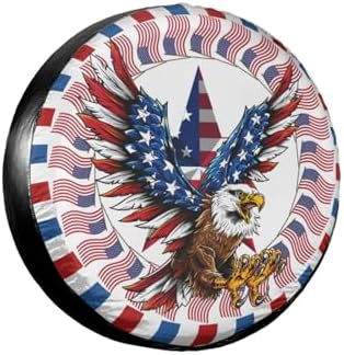 American Eagle Spare Tire Cover Waterproof Sun Protection Fit 16 Inches - Image 2
