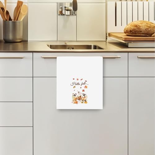 Fall Frenchie Kitchen Towels - Image 3